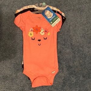 Gerber 3 pack onesie set. New with tags. 6-9 months.